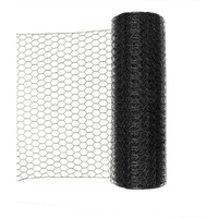 BLACK Wire netting-90cm x50m (40mm holes, 1.6mm)
