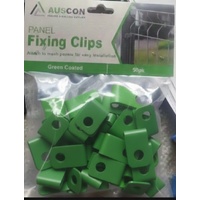 GREEN Panel Fixing Clips 50 PACK - Weld mesh clips