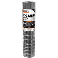 Dog Mesh Heavy Duty 120cm graduated 2.50mm x 30m