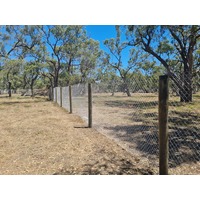 CHAIN WIRE WITH TREATED PINE POSTS -RURAL