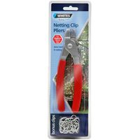 Netting Clip Pliers Red Handle to suit 16mm clips